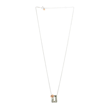 Tiffany Sterling Silver 18K Rose Gold Prasiolite Return to Tiffany Love Bugs Ladybug Necklace 3 of 5
