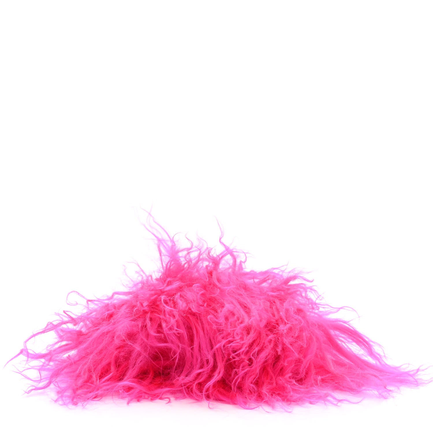 Saint Laurent Fur Mini Pac Pac Pouch On Chain Fuchsia 5 of 12