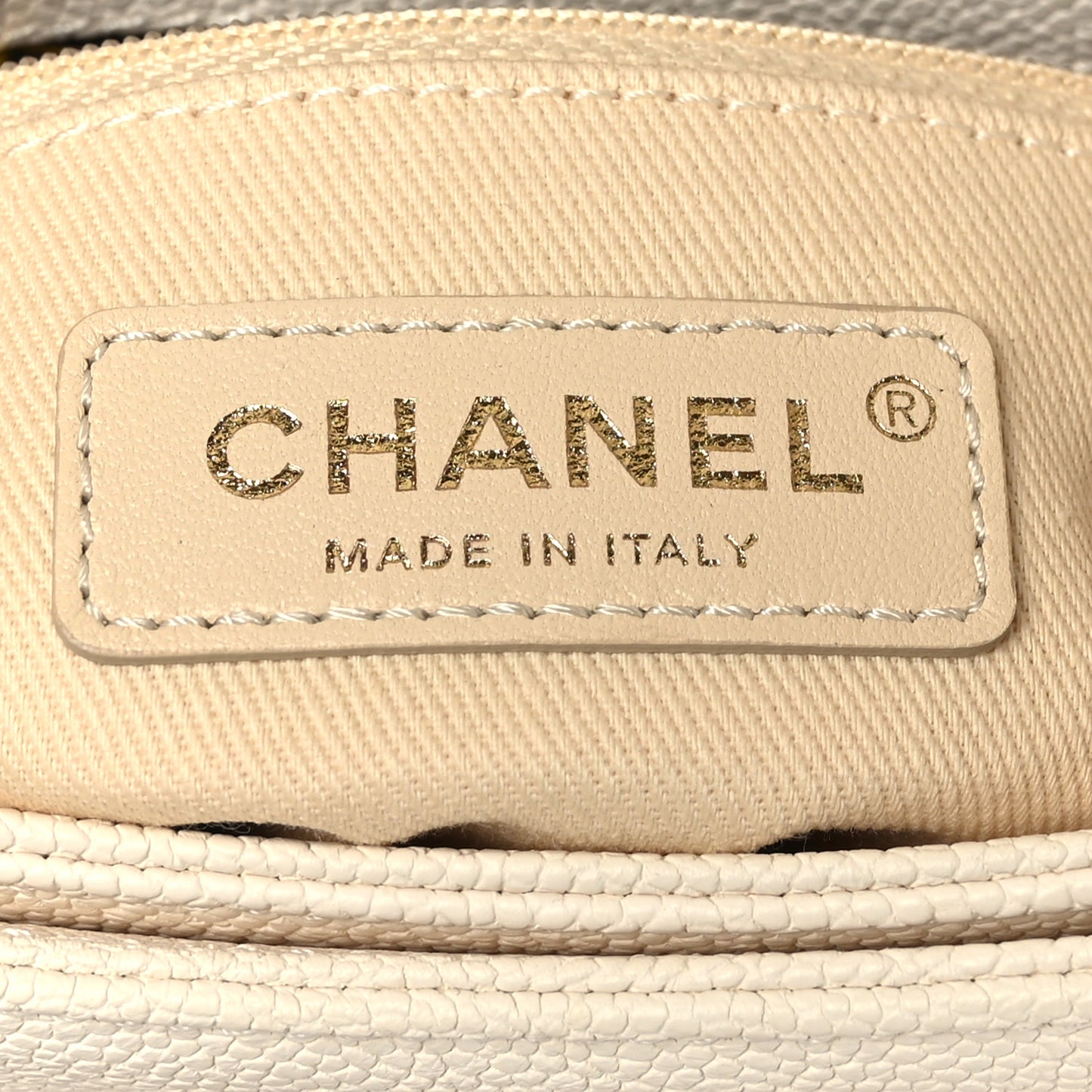 Grained Calfskin Quilted Small Cuba Top Handle Flap White