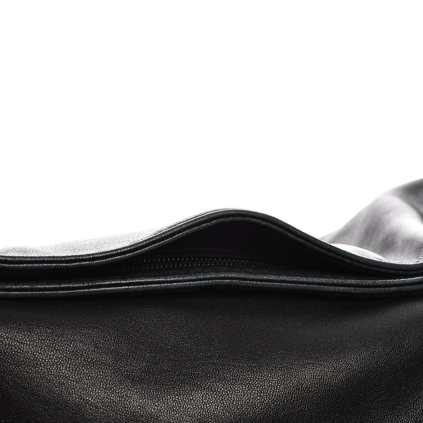 Lambskin Large Ultimate Soft Tote Black