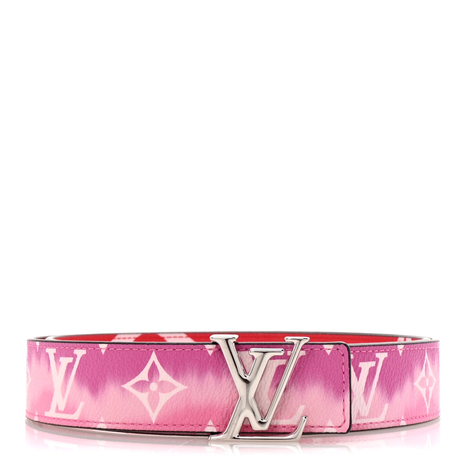 Louis Vuitton Giant Monogram 30mm LV Iconic Reversible Belt 85 34 Rouge 1 of 6