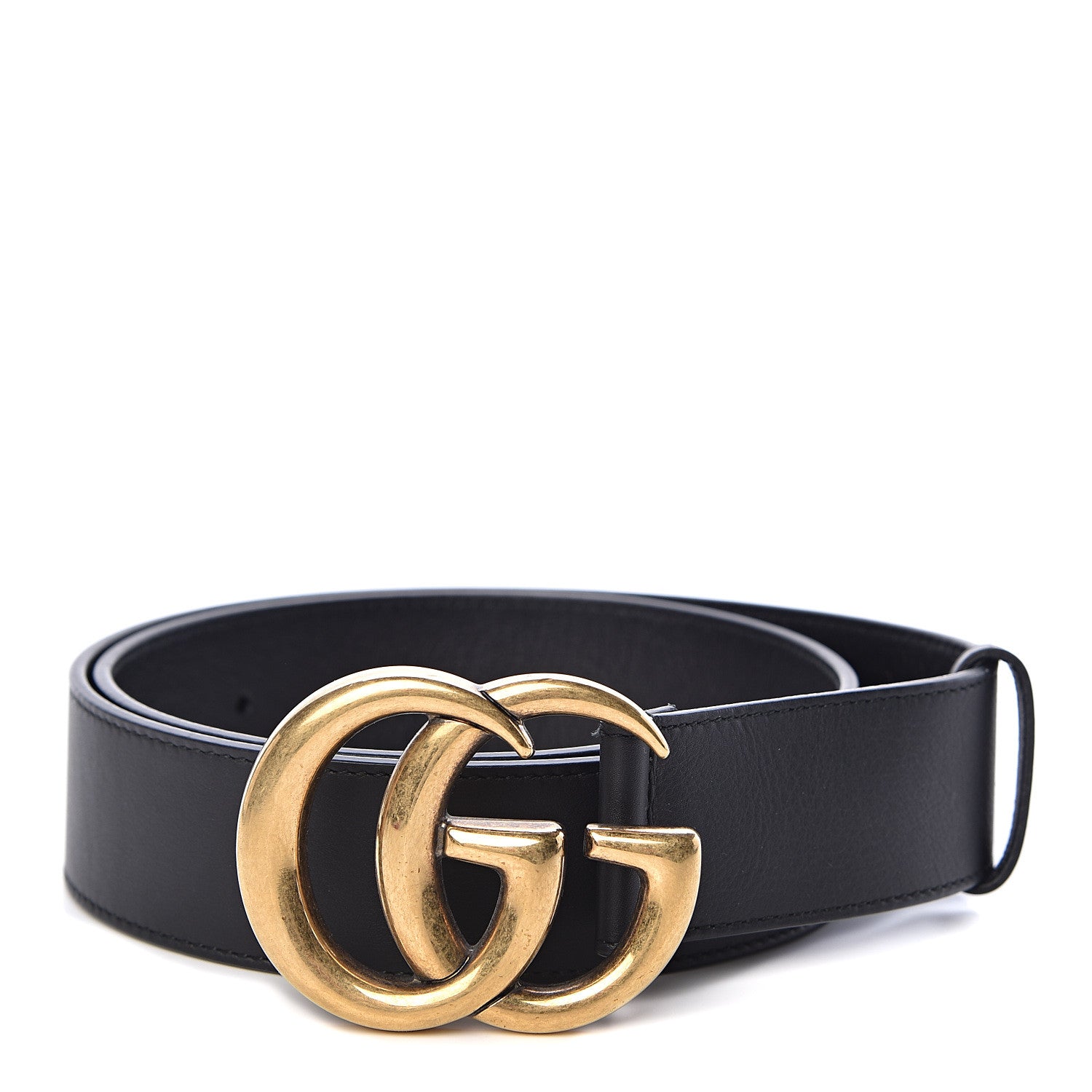 Gucci Calfskin Double G 40mm Belt 85 34 Black 2 of 7