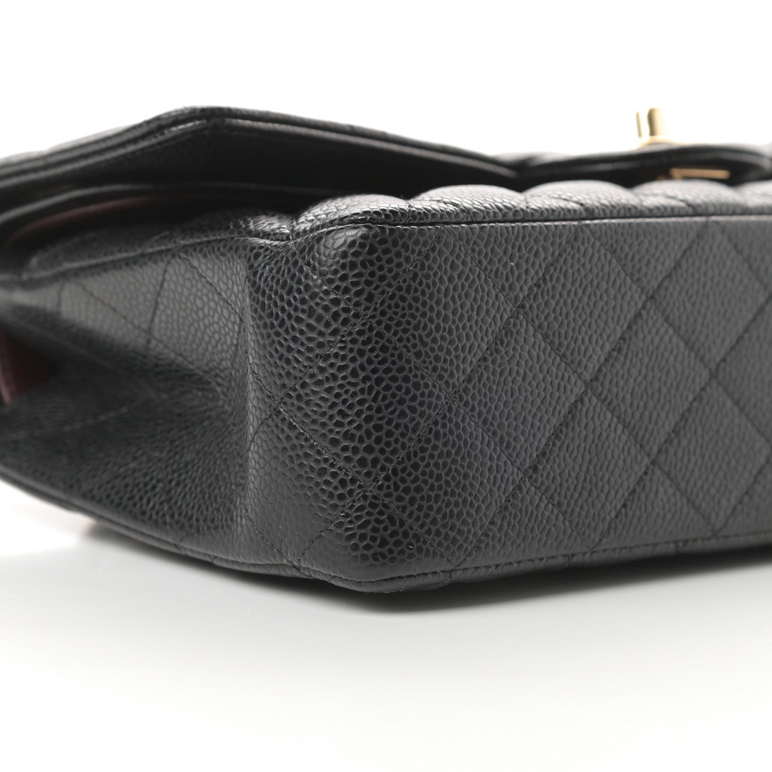 Chanel Caviar Quilted Medium Double Flap Black 9 of 12