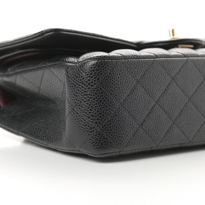 Chanel Caviar Quilted Medium Double Flap Black 9 of 12