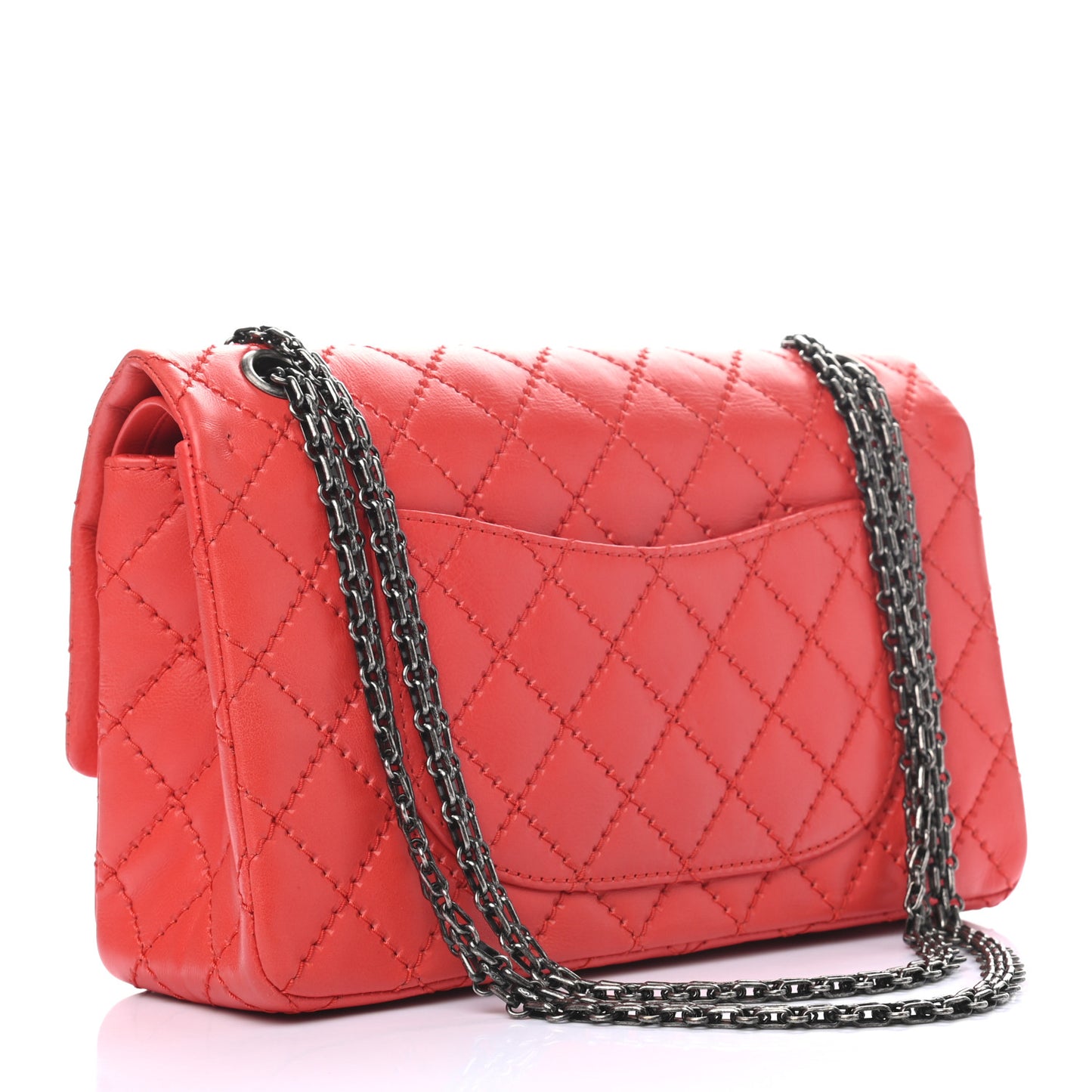 Calfskin Stitched 2.55 Reissue 226 Flap Red