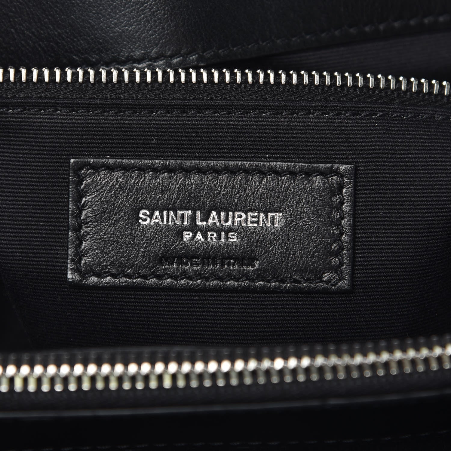 Saint Laurent Calfskin Y Quilted Monogram Large Loulou Shopper Black 6 of 11