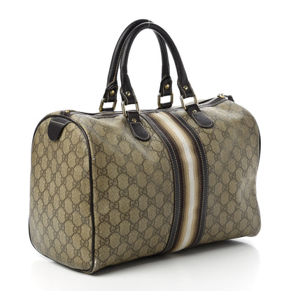 Gucci GG Plus Monogram Web Medium Joy Boston Dark Brown 3 of 11
