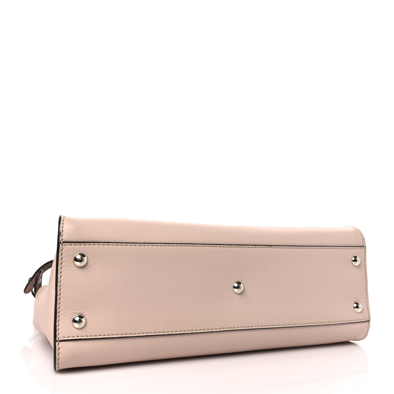 Fendi Vitello Seta Shiny Nappa Medium Peekaboo Iconic Satchel Soap Opale 4 of 10