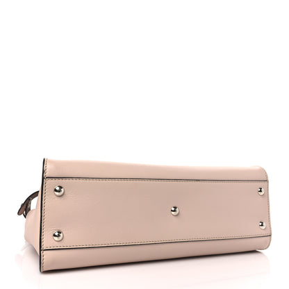 Fendi Vitello Seta Shiny Nappa Medium Peekaboo Iconic Satchel Soap Opale 4 of 10
