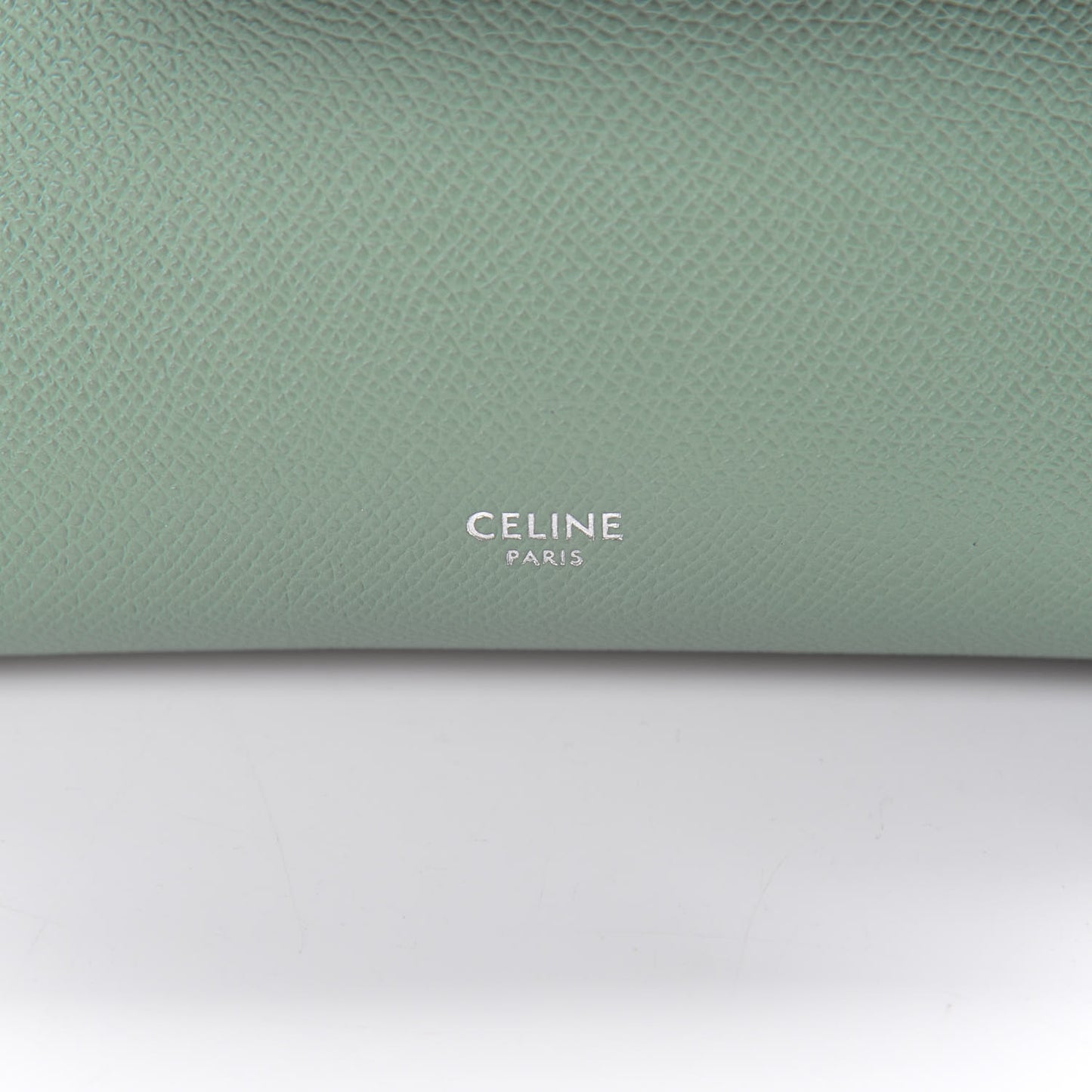 Grained Calfskin Nano Belt Bag Celadon