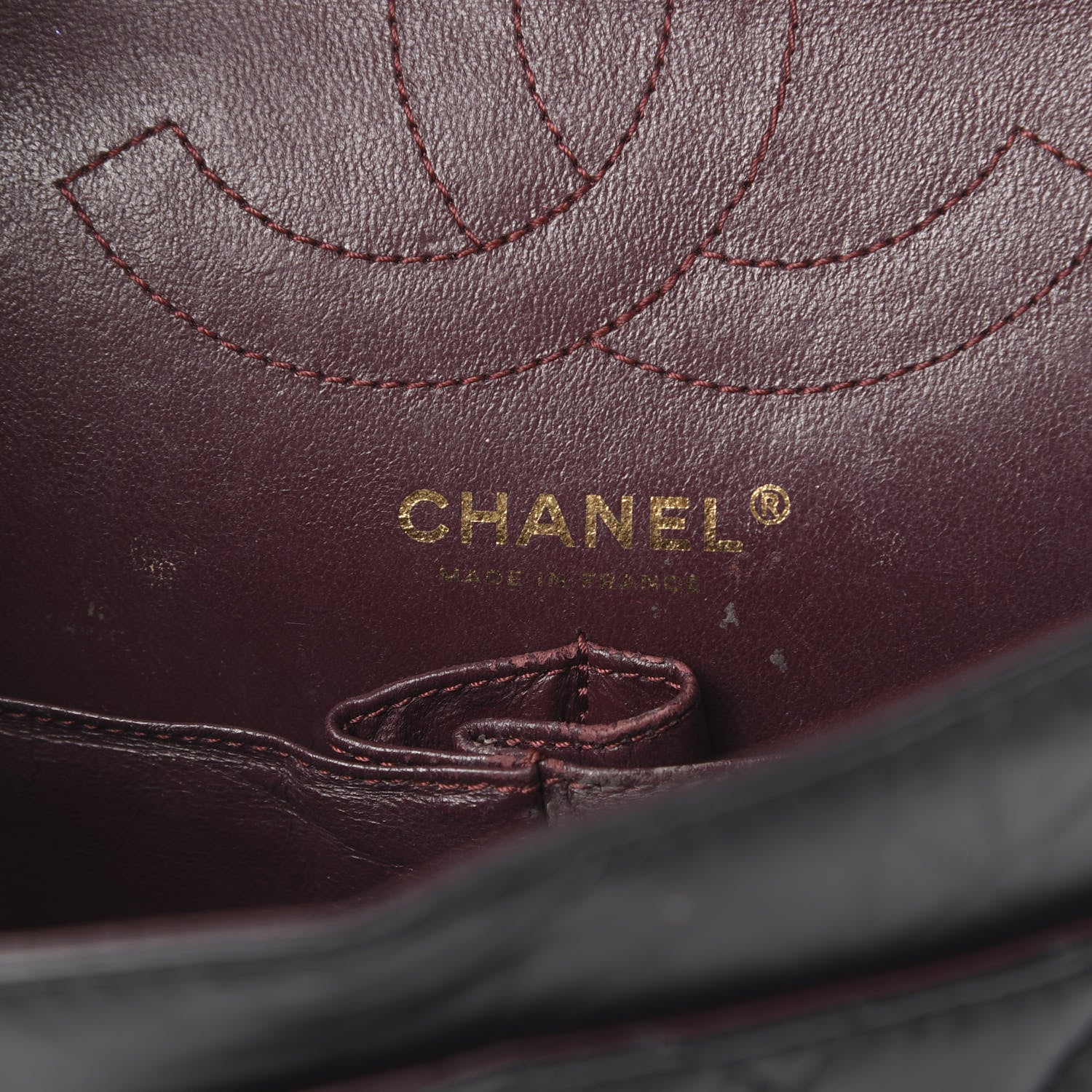 Chanel Aged Calfskin Lucky Charms 2.55 Reissue 225 Flap Black 5 of 16