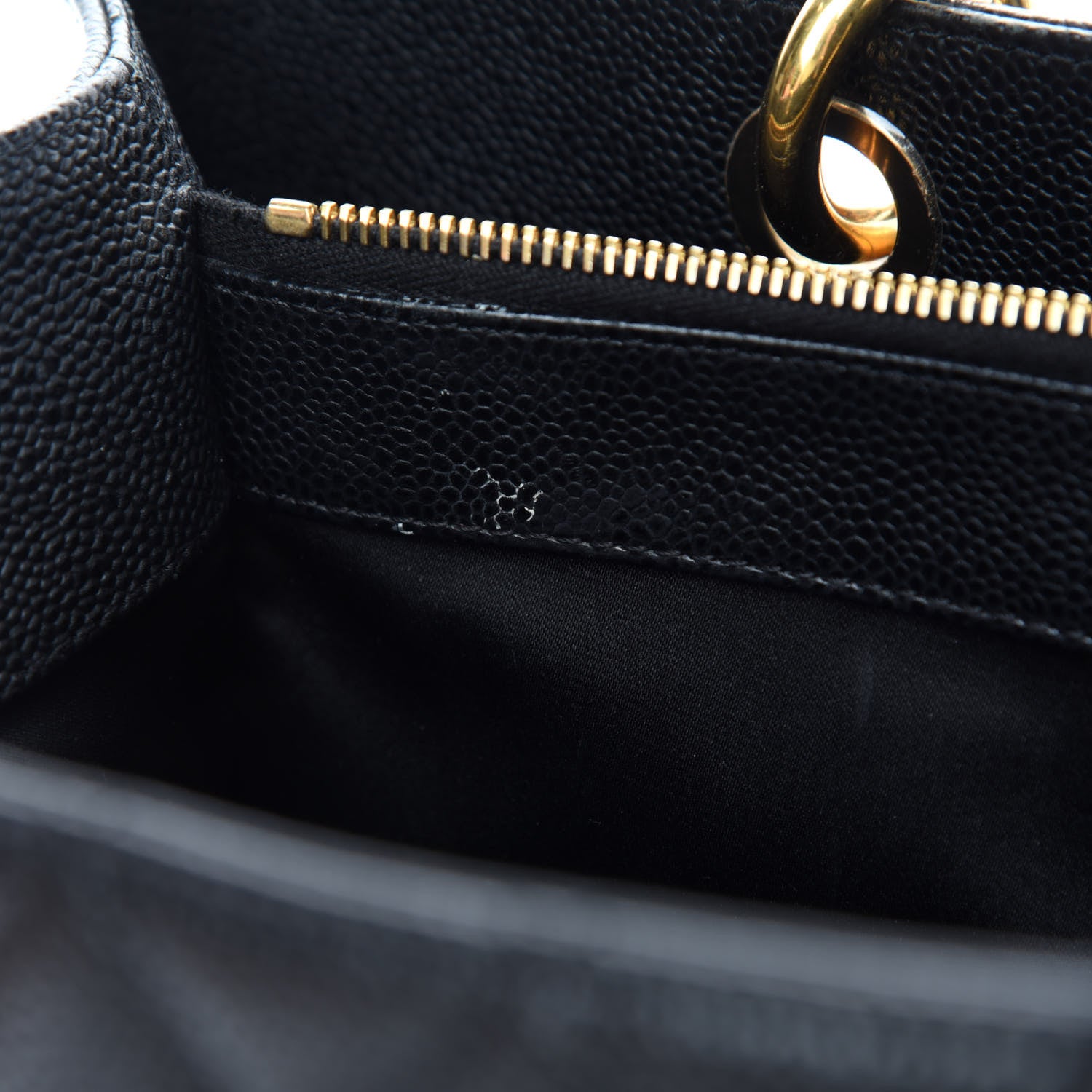 Chanel Caviar Quilted Grand Shopping Tote GST Black 11 of 13