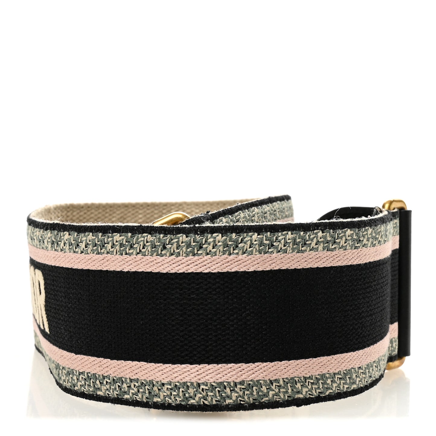 Canvas Embroidered Shoulder Strap Rose Multicolor