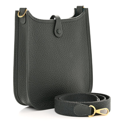 Hermes Taurillon Clemence Amazone Evelyne TPM Vert Fonce 3 of 11