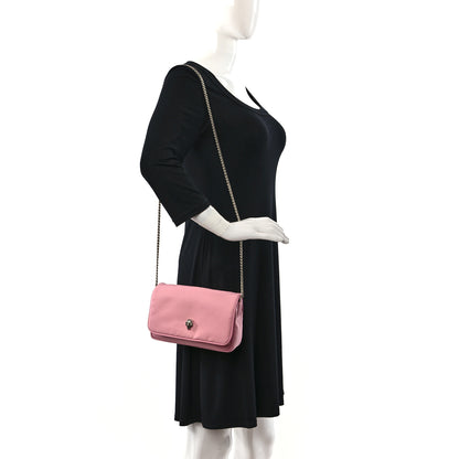Alexander McQueen Nylon Skull Camera Crossbody Bag Pink 2 of 12