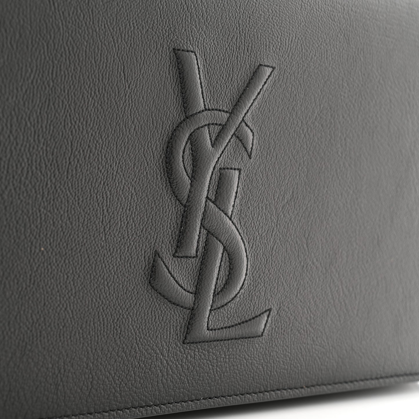 Calfskin Monogram Large Belle De Jour Clutch Black