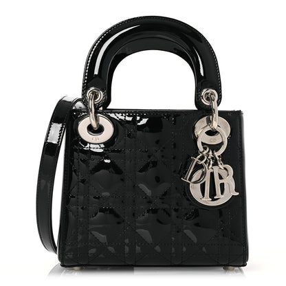 Christian Dior Patent Cannage Mini Lady Dior Black 1 of 13