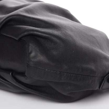 Prada Soft Calf Pleated Hobo Black 9 of 9