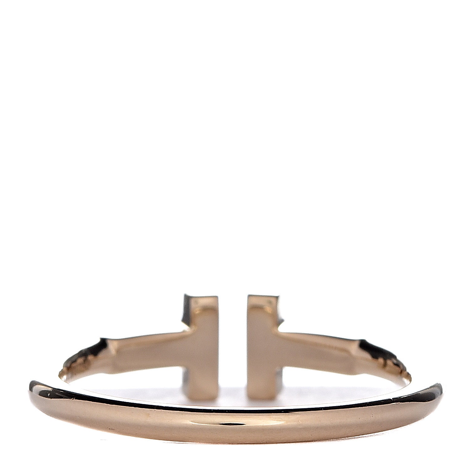 Tiffany 18K Yellow Gold T Wire Ring 55 7.25 3 of 4