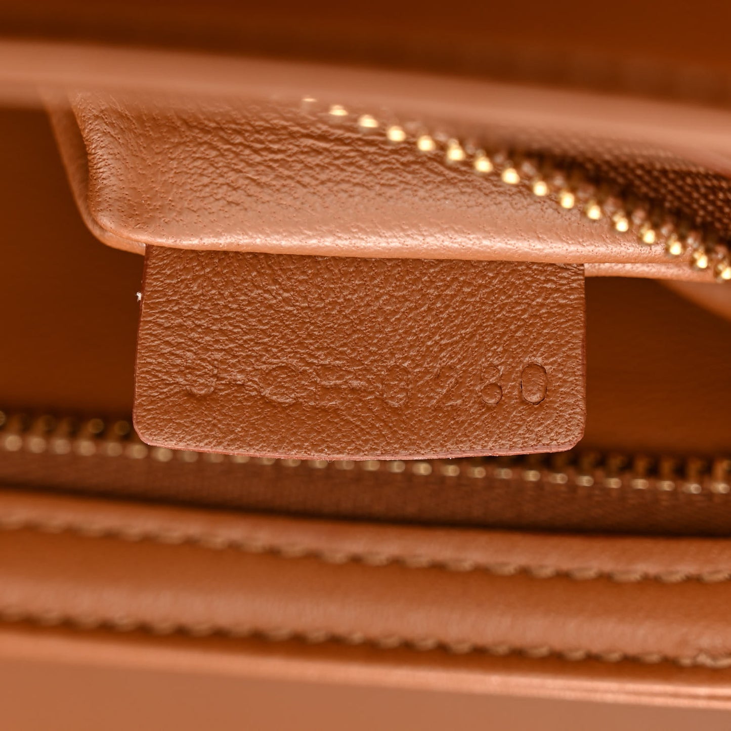 Textile Calfskin Classique Triomphe Bag Natural Tan