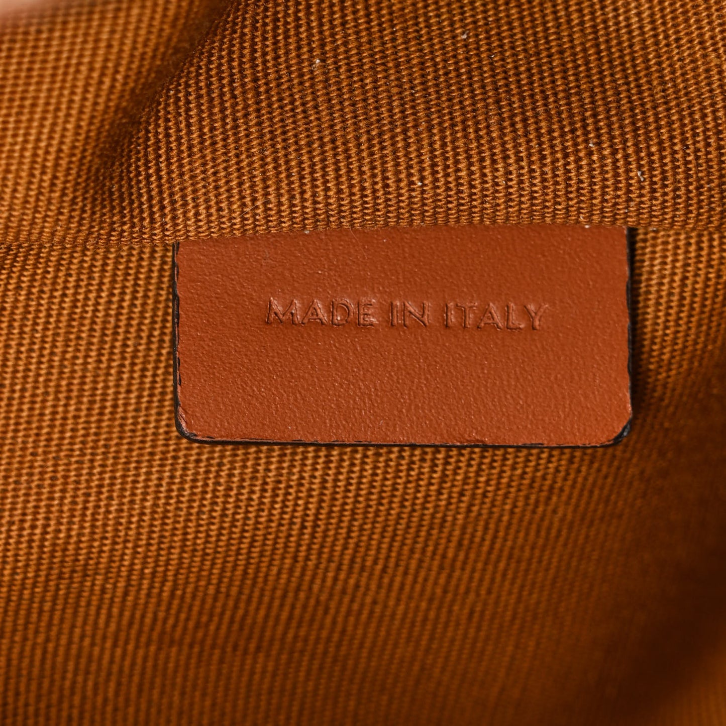 Canvas Calfskin Ava Triomphe Shoulder Bag White