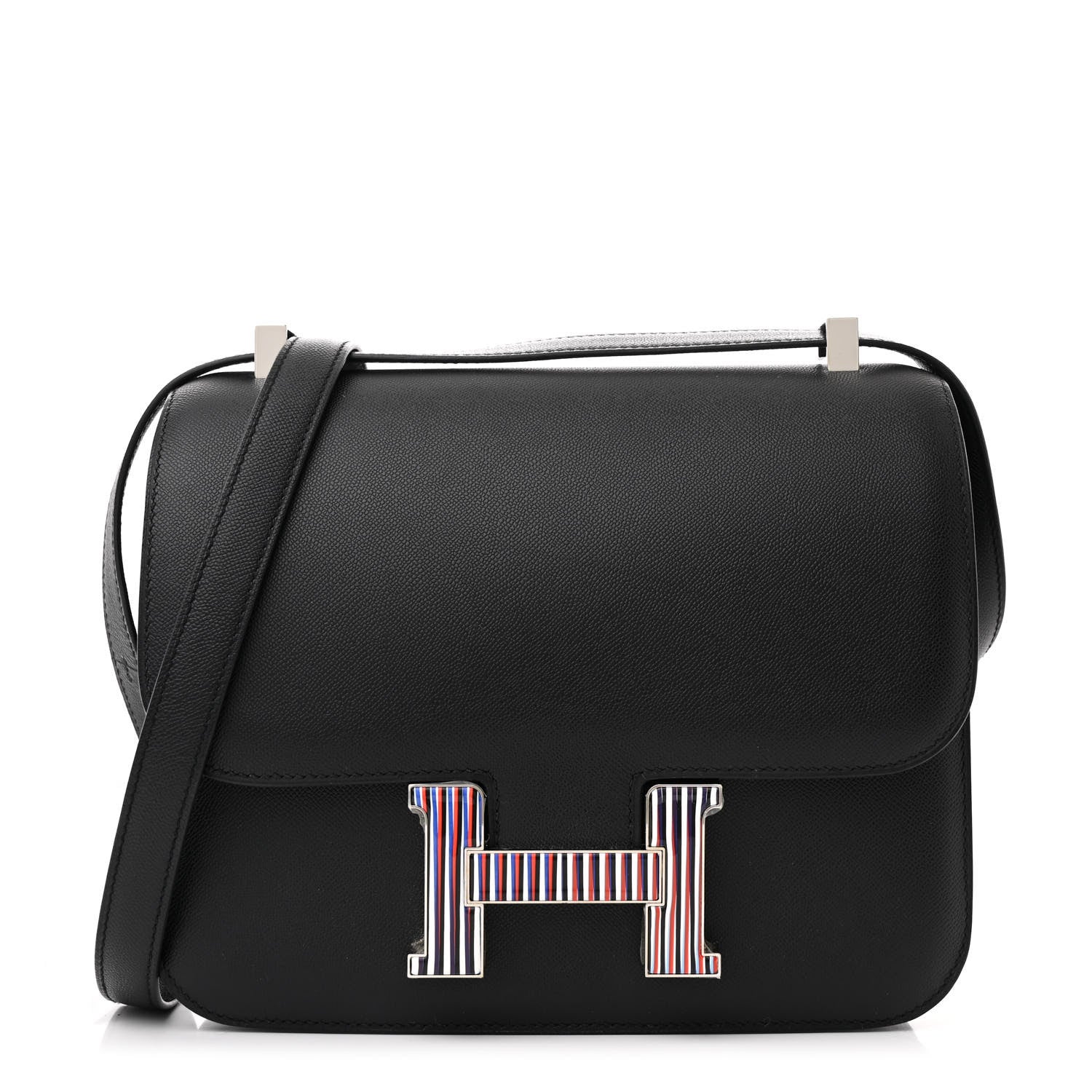 Hermes Grained Monsieur Optique Enamel Constance 24 Black 1 of 15