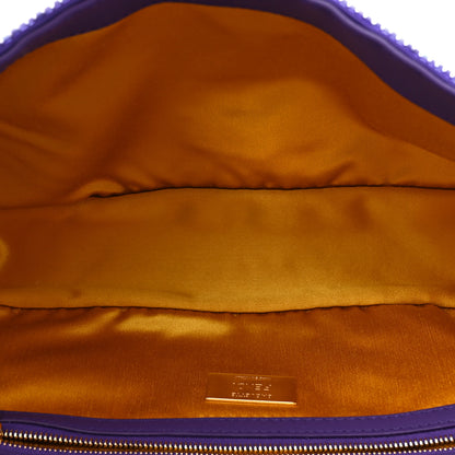 Fendi Sequin Paillettes Shiny Nappa Sex and the City Baguette Viola Purple Rain 5 of 10