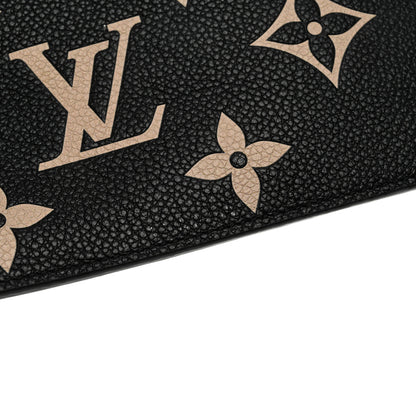 Louis Vuitton Empreinte Monogram Giant Crafty Pochette Felicie Zippered Insert Black 8 of 10