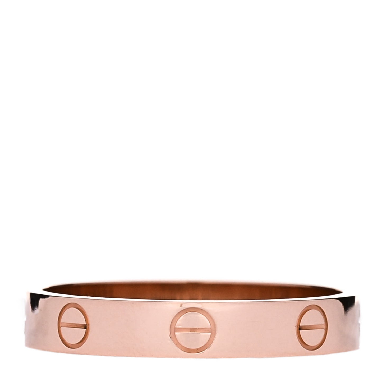 18K Pink Gold 3.5mm LOVE Wedding Band Ring 60 9.25