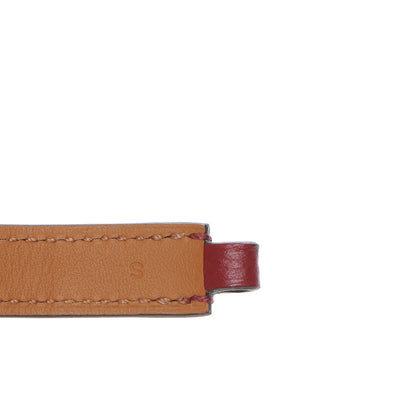 Hermes Epsom Rivale Double Tour Bracelet S Rouge Grenat 7 of 8