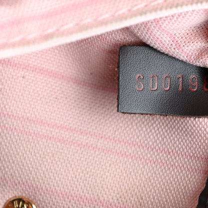 Louis Vuitton Damier Ebene Neo Neverfull MM Rose Ballerine 8 of 12