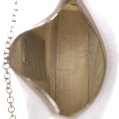 Prada Nylon Re-Edition 2005 Shoulder Bag White 5 of 11