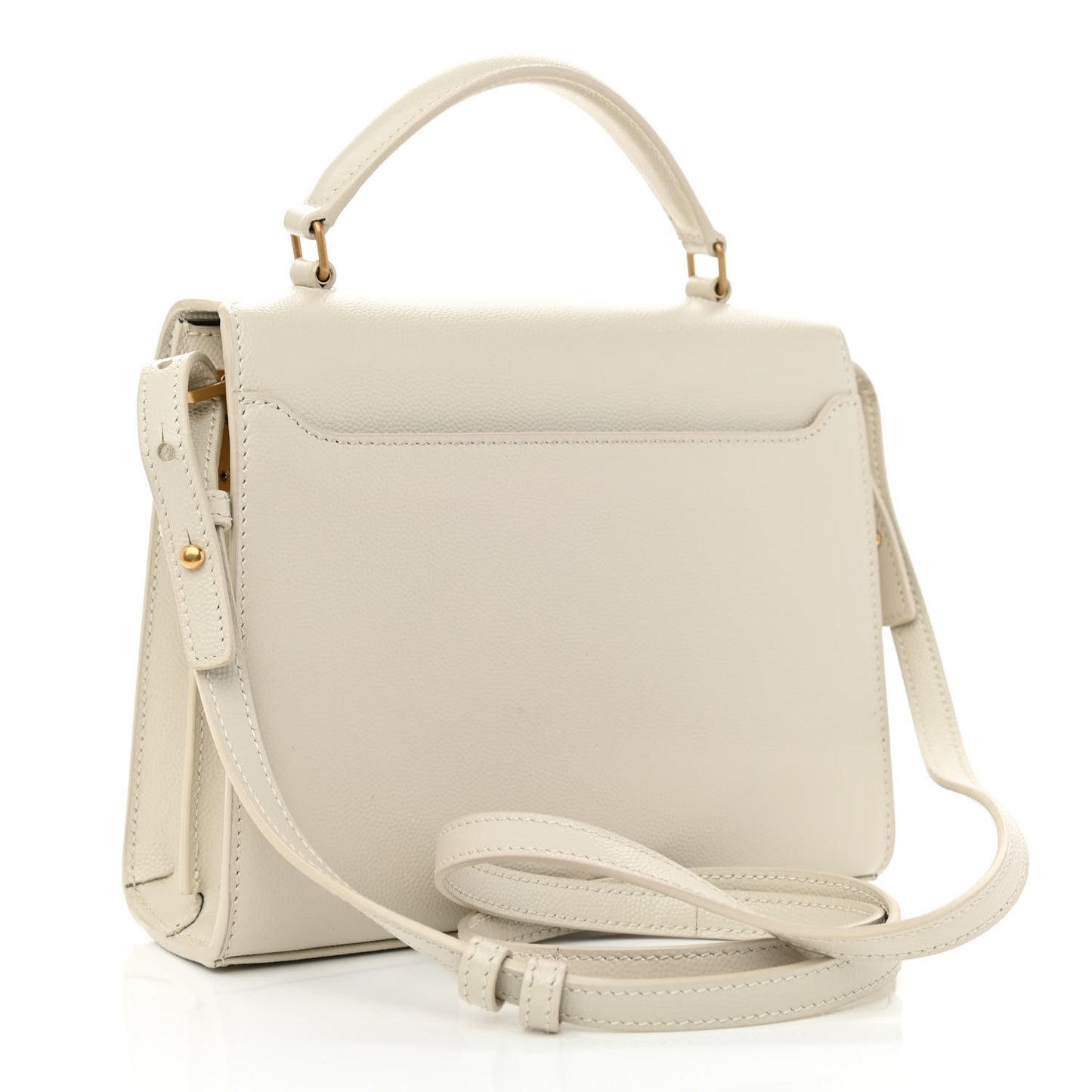 Grain de Poudre Mini Classic Monogram Cassandra Top Handle Vintage White
