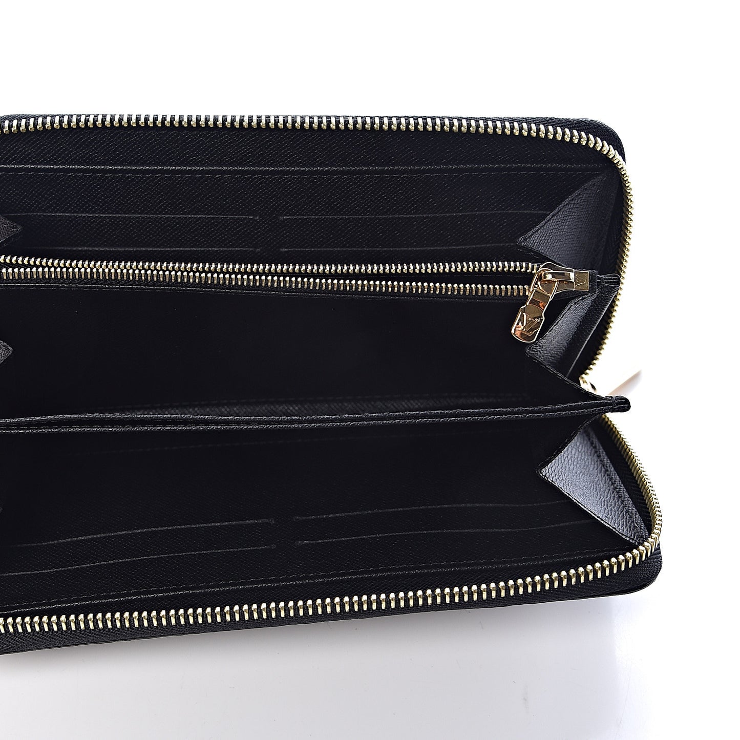 Damier Paillettes Zippy Wallet Black