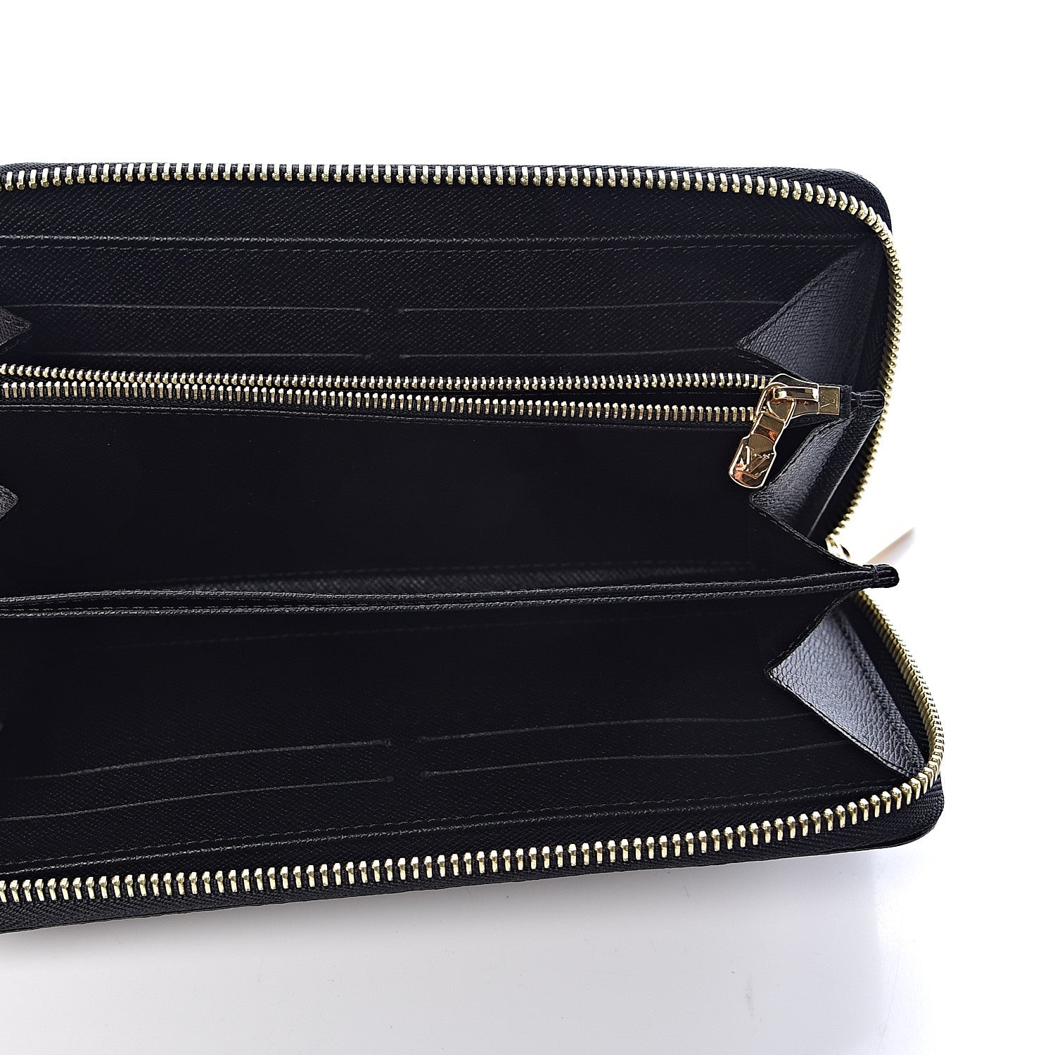 Louis Vuitton Damier Paillettes Zippy Wallet Black 5 of 6