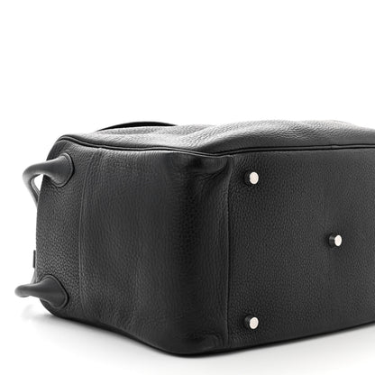 Hermes Taurillon Clemence Lindy 34 Black 9 of 12
