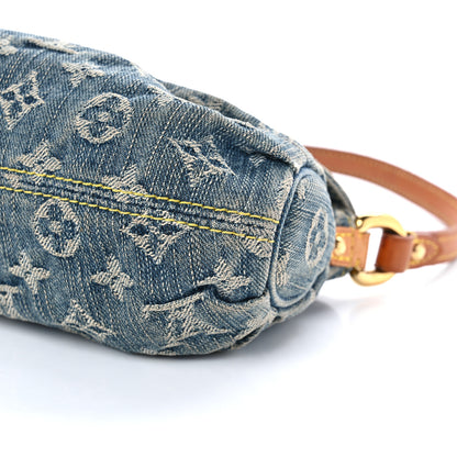 Louis Vuitton Monogram Denim Mini Pleaty Blue 9 of 14