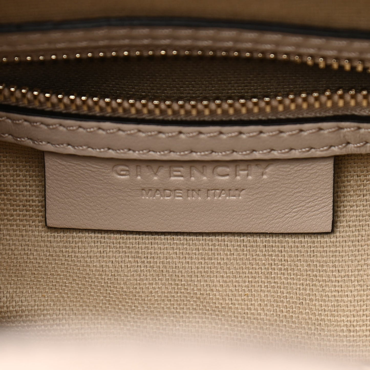 Calfskin Crocodile Embossed Mini Antigona Dune