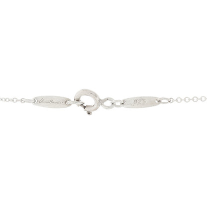 Tiffany Sterling Silver 12mm Elsa Peretti Teardrop Pendant Necklace 6 of 6