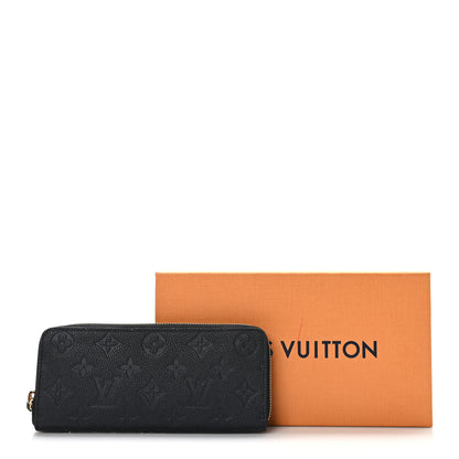 Louis Vuitton Empreinte Clemence Wallet Black 7 of 7