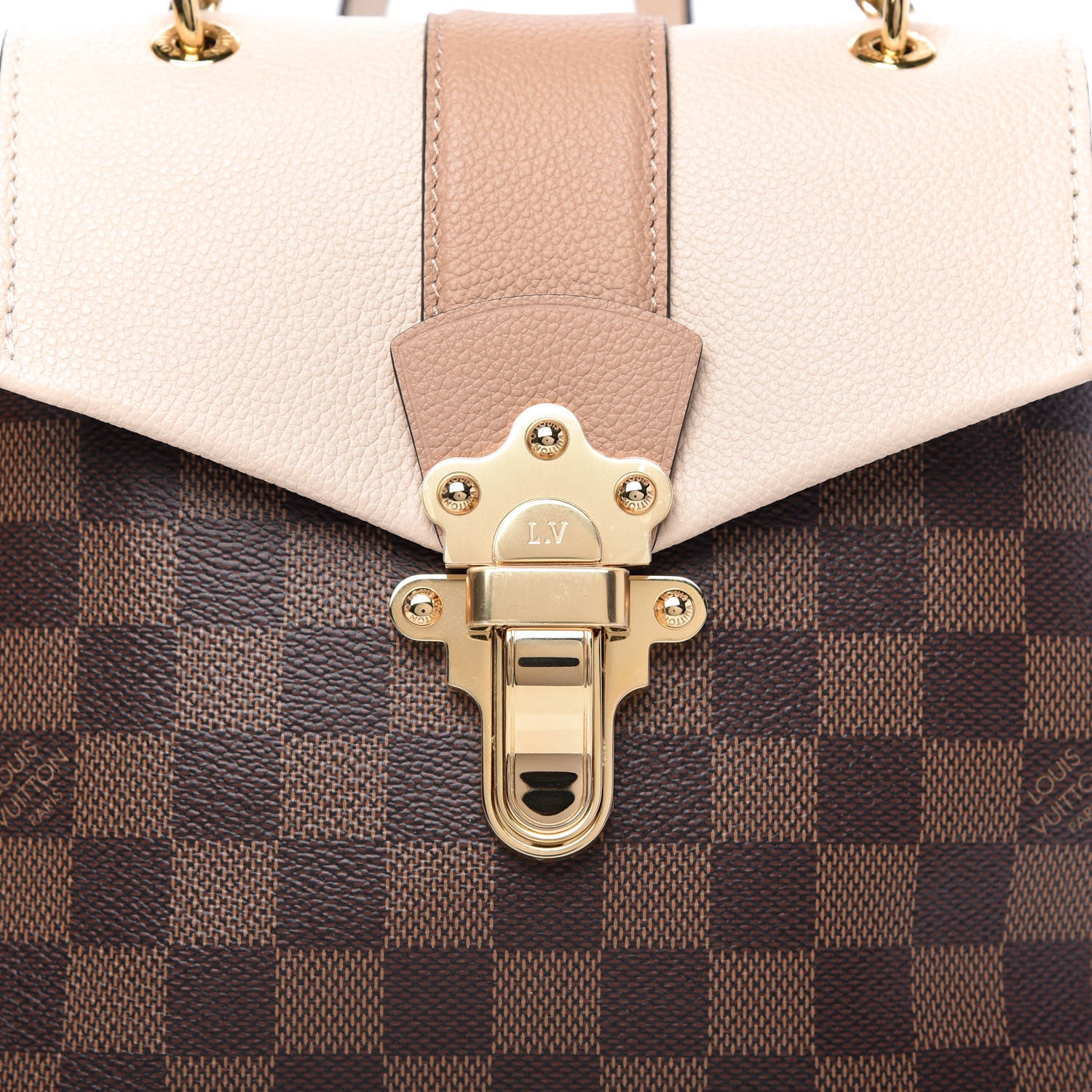 Louis Vuitton Damier Ebene Clapton Backpack Creme 9 of 10