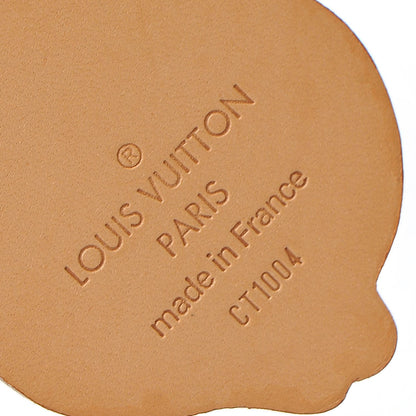 Louis Vuitton Vachetta Monogram Panda Key Ring Bag Charm 4 of 4
