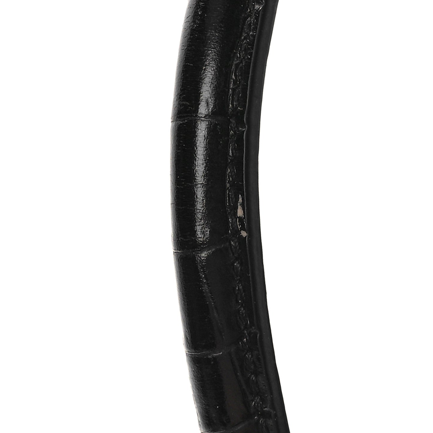 Calfskin Crocodile Embossed Baby Sac De Jour Black