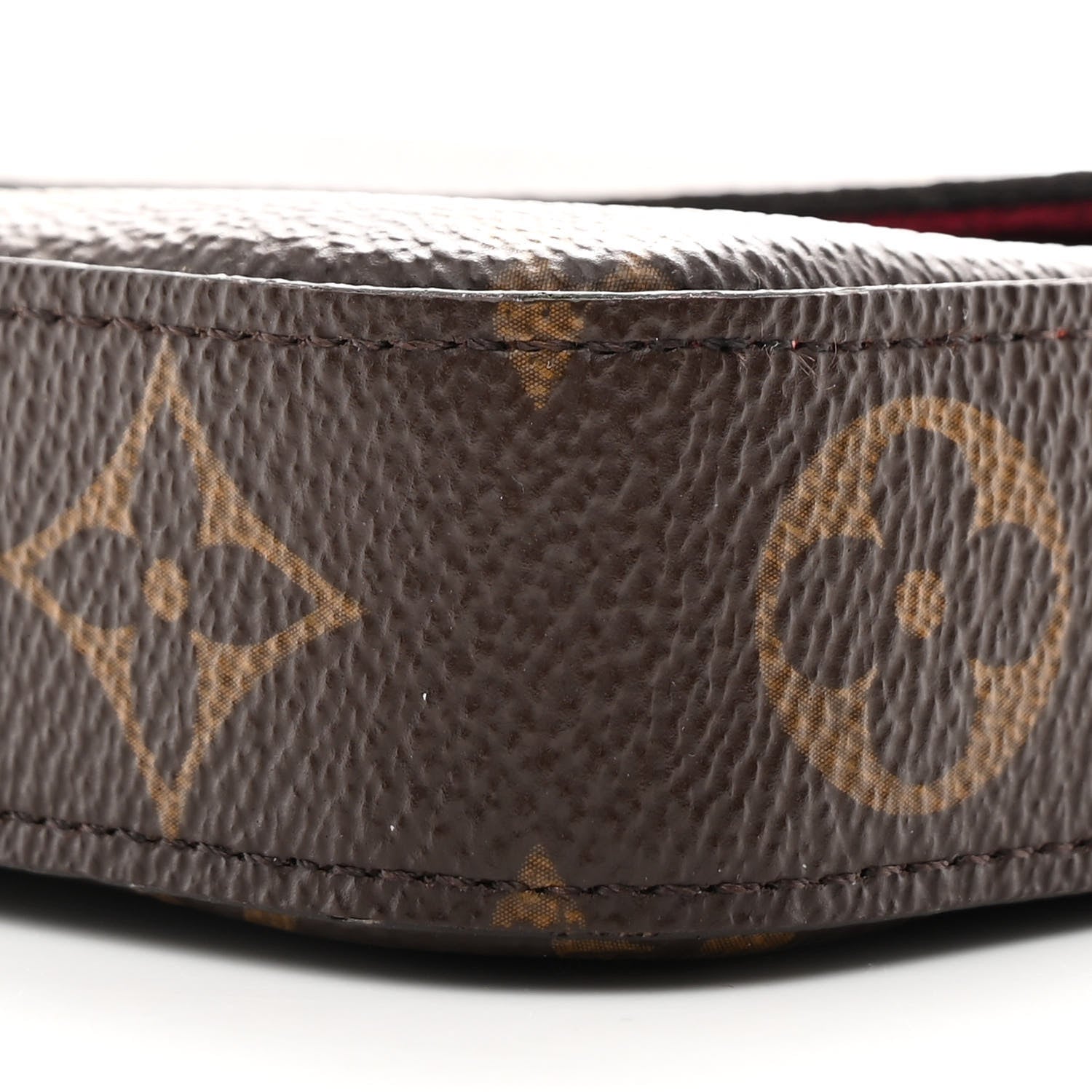 Louis Vuitton Monogram Pochette Felicie Chain Wallet Fuchsia 9 of 11