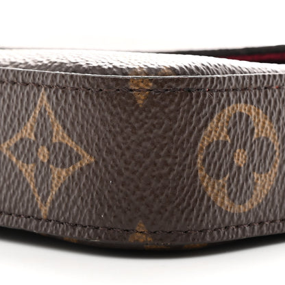Louis Vuitton Monogram Pochette Felicie Chain Wallet Fuchsia 9 of 11