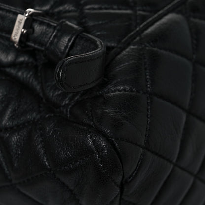 Chanel Calfskin Quilted Large Urban Spirit Backpack Black 11 of 13