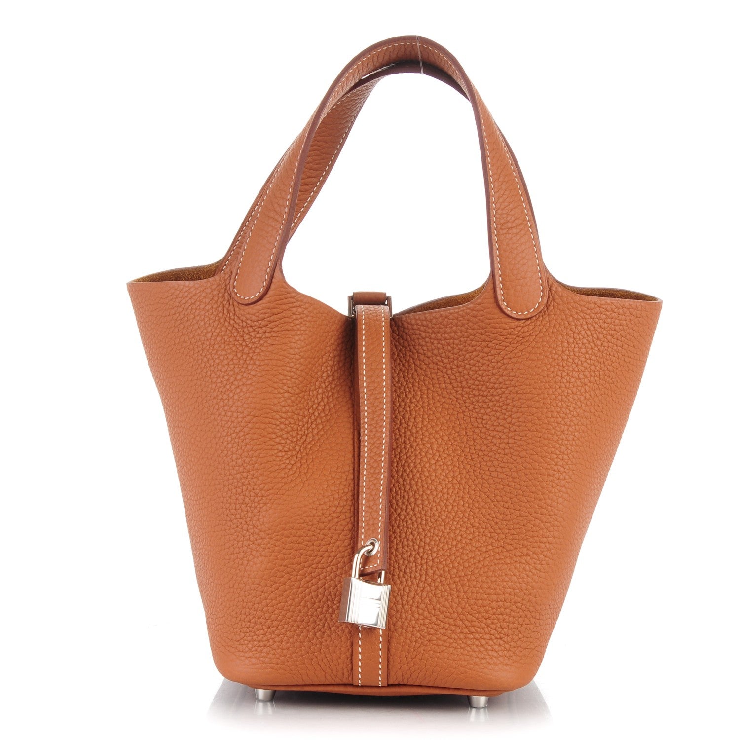 Hermes Taurillon Clemence Picotin Lock 18 PM Gold 1 of 7