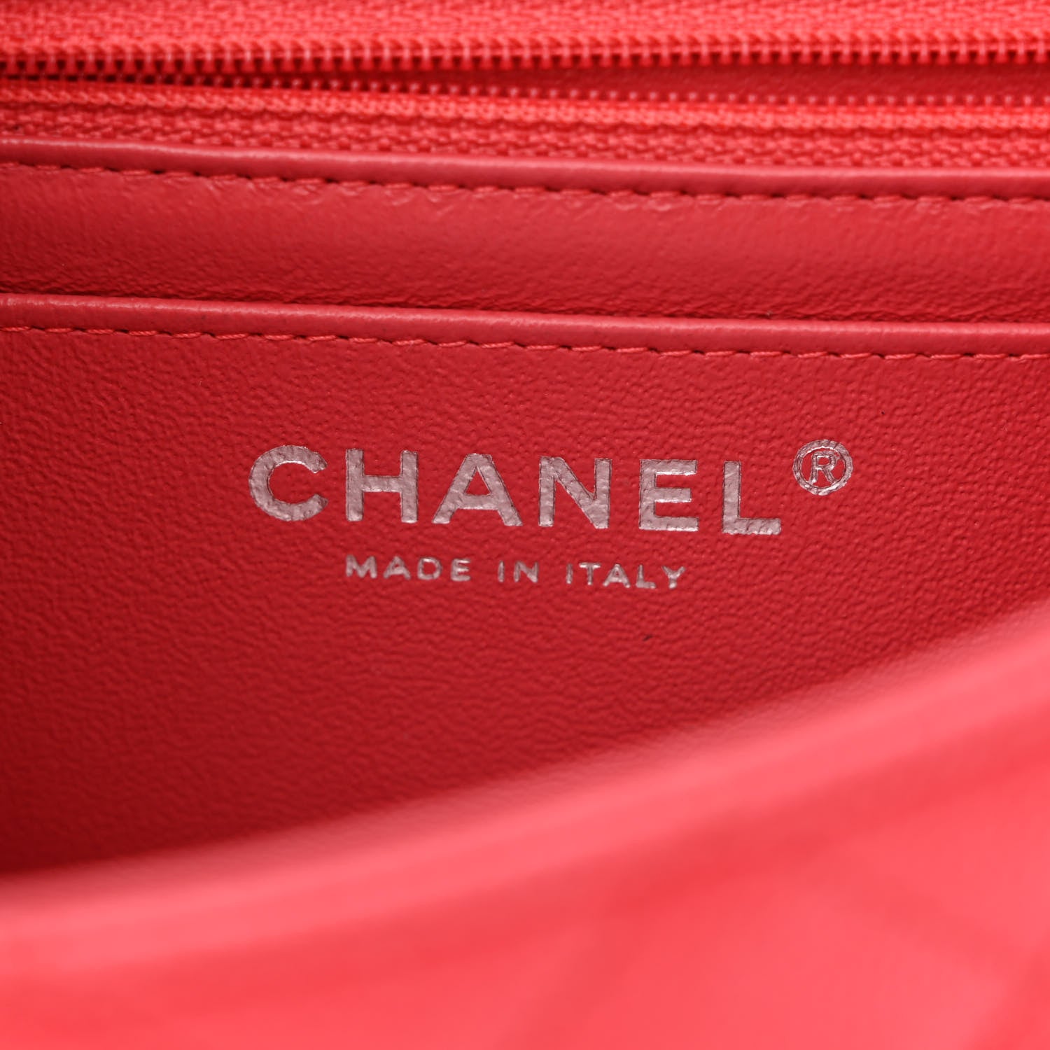 Chanel Caviar Quilted Mini Rectangular Flap Red 6 of 13
