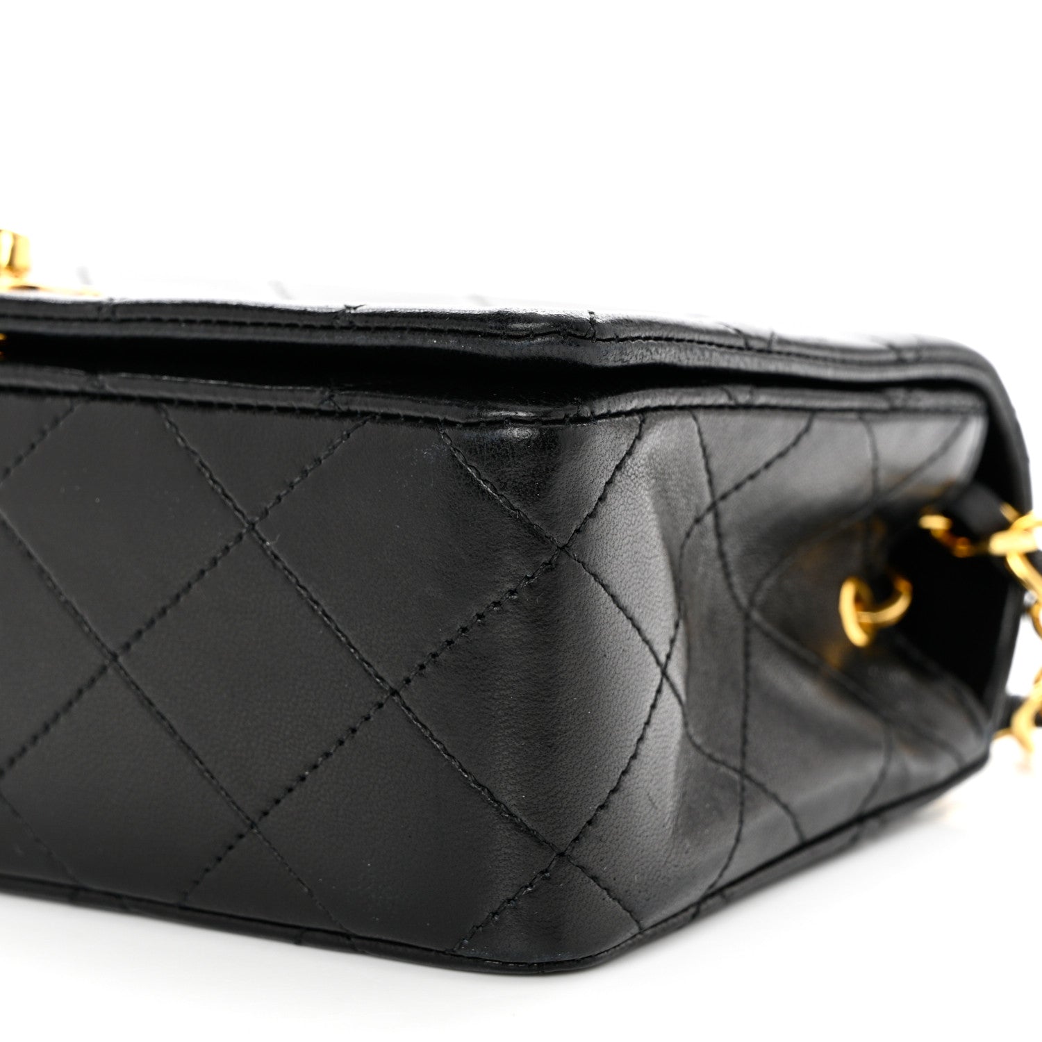 Chanel Lambskin Quilted Small Single Flap Black 10 of 10
