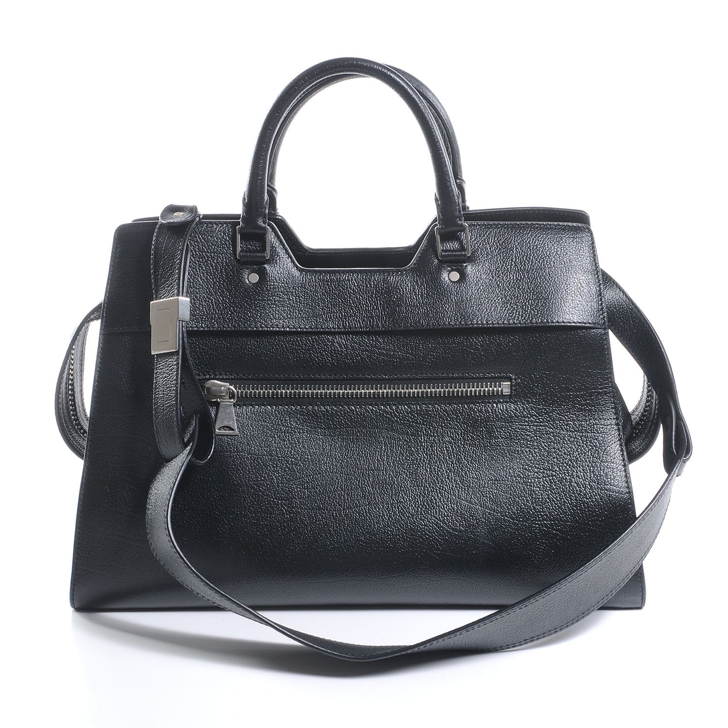 Leather PS13 Large Satchel Black